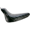 LE Pera #LXE-007DM - Bare Bones Solo Seat - Diamond Stitch - Black - FLST '08-'17
