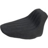 Saddlemen #806-15-0023 - Knuckle Solo Seat - Ribbed - Black - FLST '06-'17