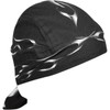 ZAN Headgear #Z353 - Flydanna® Head Wrap - Black Tank Flame