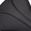 Saddlemen #806-12-0162 - Dominator Pillion Pad - Standard Reach - Black w/ Gray Stitching - FL/FX '06-'17