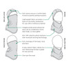 ZAN Headgear #WB4L091 - SportFlex® Convertible Balaclava - Black/White Flag