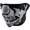 ZAN Headgear #WNFM023H - Half Mask - Chrome Skull