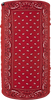 Motley Tube� Fleece Lined Tube - Red Paisley - Lutzka's Garage