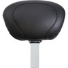 Mustang #79914 - Wide Solo Seat - With Backrest - Vintage - Black - Smooth - FLSTN '05-'17