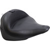 Mustang #79914 - Wide Solo Seat - With Backrest - Vintage - Black - Smooth - FLSTN '05-'17