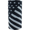 ZAN Headgear #TF091 - Motley Tube® Fleece Lined - Black and White Flag
