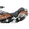 Saddlemen #806-15-0042 - Dominator Solo Seat - w/o Backrest - Black w/ Gray Stitching - FLSTC/N '06-'17
