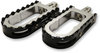 BMX Footpegs - Chrome/Black - Lutzka's Garage