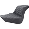 Saddlemen #818-27-175 - Step-Up Seat - Full Lattice Stitch - Black - FL/FX '18-'24