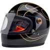 Biltwell #1003-567-506 - Gringo S Helmet - Gloss Black Flames - 2XL