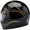 Biltwell #1003-567-506 - Gringo S Helmet - Gloss Black Flames - 2XL