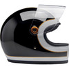 Biltwell #1003-566-503 - Gringo S Helmet - Gloss White/Black Tracker - Medium