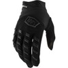 100% #10000-00000 - Airmatic Gloves - Black/Charcoal - Small