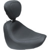 Mustang #79336 - Seat - Wide Tripper™ Solo - with Backrest - Smooth - Black