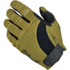 Biltwell #1501-0309-002 - Moto Gloves - Olive/Black - Small