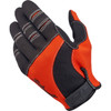 Biltwell #1501-0106-003 - Moto Gloves - Orange/Black - Medium