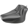 Saddlemen #800-01-0042 - Dominator Solo Seat - w/o Backrest - Black w/ Gray Stitching - FLS/FXS '00-'06
