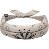 ZAN Headgear #DC165 - Cotton Cooldanna® - Gray Paisley
