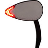 Custom Dynamics #CD-MIR-PLUG-B - Mirrors - Side View - with LED Turn Signal - Black - Pair