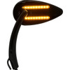 Custom Dynamics #CD-MIR-PLUG-B - Mirrors - Side View - with LED Turn Signal - Black - Pair