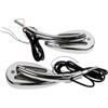 Custom Dynamics #CD-MIR-PLUG-C - Mirrors - Side View - with LED Turn Signal - Chrome - Pair