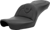 Saddlemen Roadsofa Seat - without Backrest - Black/Black Stitching - FXD '96-'03