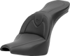 Saddlemen Roadsofa� Seat - without Backrest - Black/Black Stitching - FXBB/FXST 18-23