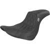 Saddlemen #SC81829D0 - Pro Series SDC Performance Seat - w/o Backrest - Lattice Stitch/Lumbar Gripper - FL/FX '18-'24