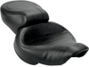 Mustang Vintage Style Seat - Wide - Smooth - Black - Dyna