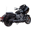 S&S Cycle #550-1085 - 2-into-1 Qualifier Exhaust System - 50-State - Black - Stainless Steel