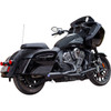 S&S Cycle #550-1084 - 2-into-1 Qualifier Exhaust System - Race Only - Black - Stainless Steel