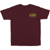 FMF #SP24118904MRNXL - Golden Stay T-Shirt - Maroon - XL