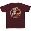 FMF #SP24118901MRNSM - Crossed Up T-Shirt - Maroon - Small