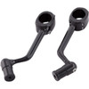 Arlen Ness #400-043 - Forged Highway Peg Mounts - Black
