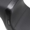 LE Pera #LYO-543BW - Daytona 2-Up Seat - Without Backrest - Basketweave - Black - FLFB '18-'23