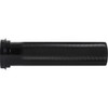 Thrashin Supply CO. #TSC-2704-1 - Throttle Tube - Knurled - 1" - TBW - Black