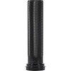 Thrashin Supply CO. #TSC-2704-1 - Throttle Tube - Knurled - 1" - TBW - Black
