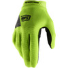 100% #10013-00009 - Women's Ridecamp Gloves - Fluo Yellow/Black - XL