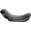 LE Pera #LK-001PT - Bare Bones Solo Seat - Pleated - Black - Dyna '06-'17