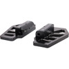 Thrashin Supply CO. #TSC-2217-1-BR - Apex Mini Floorboards - Passenger - Black