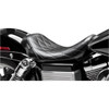 LE Pera #LK-001DM - Bare Bones Solo Seat - Diamond Stitch - Black - Dyna '06-'17