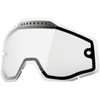100% #59009-00001 - Accuri/Racecraft/Strata Lens - Vented - Dual Pane - Clear