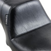 LE Pera #LK-515 - Daytona 2-Up Seat - Without Backrest - Smooth - Black - Dyna '06-'17