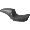 LE Pera #LK-591PTGP - Kickflip Seat - Pleated w/ Gripp Tape - Black - FXD '06-'17
