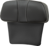 Saddlemen Chopped Tour Pak Backrest Pad - Dominator - Black w/ Carbon Fiber Inset - FLT/FLH '14-'23