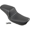 LE Pera #LN-591PT - Kickflip Seat - Pleated - Black - FXD '96-'03