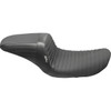 LE Pera #LN-591PTGP - Kickflip Seat - Pleated w/ Gripp Tape - Black - FXD '96-'03