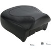 Mustang #75708 - Wide Rear Seat - Smooth - Black - XL '96-'03