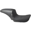 LE Pera #LF-591PTGP - Kickflip Seat - Pleated w/ Gripp Tape - Black - FXD '04-'05