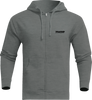 Formula Zip-Up Fleece Sweatshirt - Heather Gunmetal - Small - Lutzka's Garage
